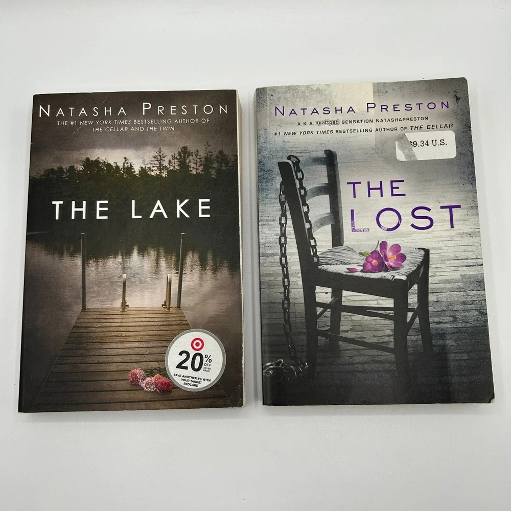 Natasha Preston YA Thriller Book Lot The Lake and The Lost Paperback Mystery